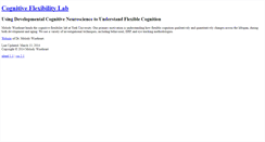 Desktop Screenshot of cognitiveflexibility.org